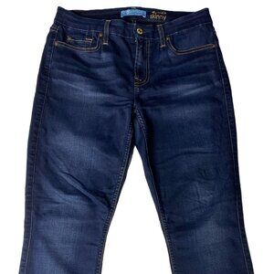 7 For All Mankind The Ankle Skinny Jeans Size 28 Raw Hem Stretch